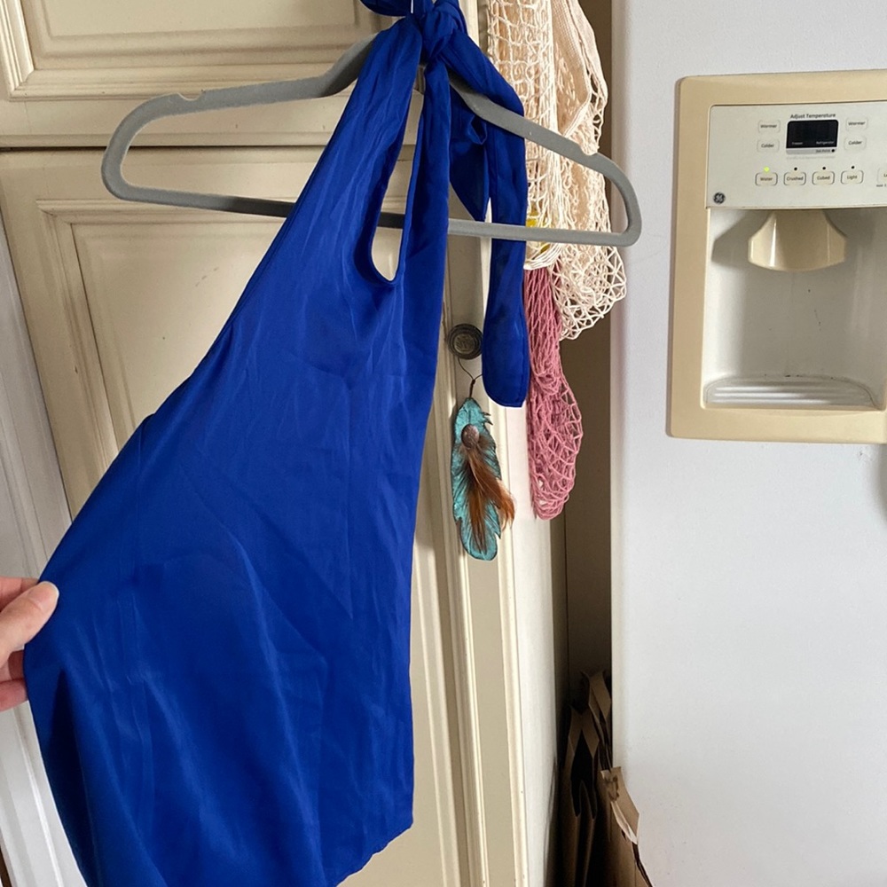 Cobalt blue halter